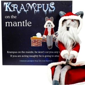 Krampus on the mantle - BRAND NEW IN BOX